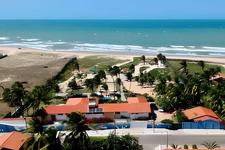 Casa Nossa Taiba onde familia e amigos vivem juntos.