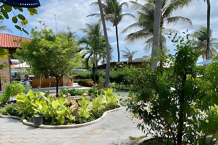 Casa Nossa Taiba onde familia e amigos vivem juntos.