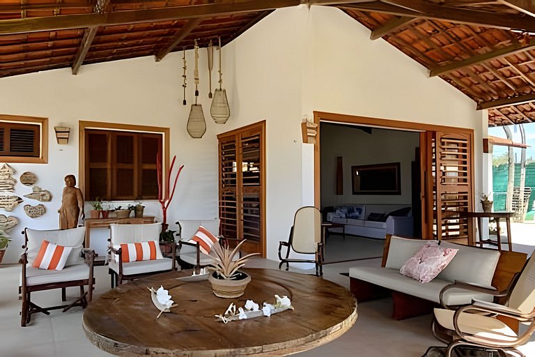 Casa Nossa Taiba onde familia e amigos vivem juntos.