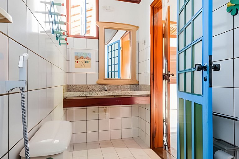 Casa Nossa Taiba onde familia e amigos vivem juntos.