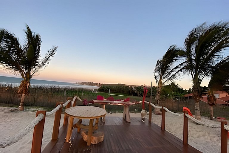 Casa Nossa Taiba onde familia e amigos vivem juntos.