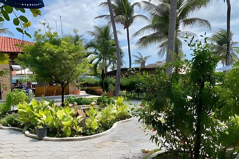 Casa Nossa Taiba onde familia e amigos vivem juntos.