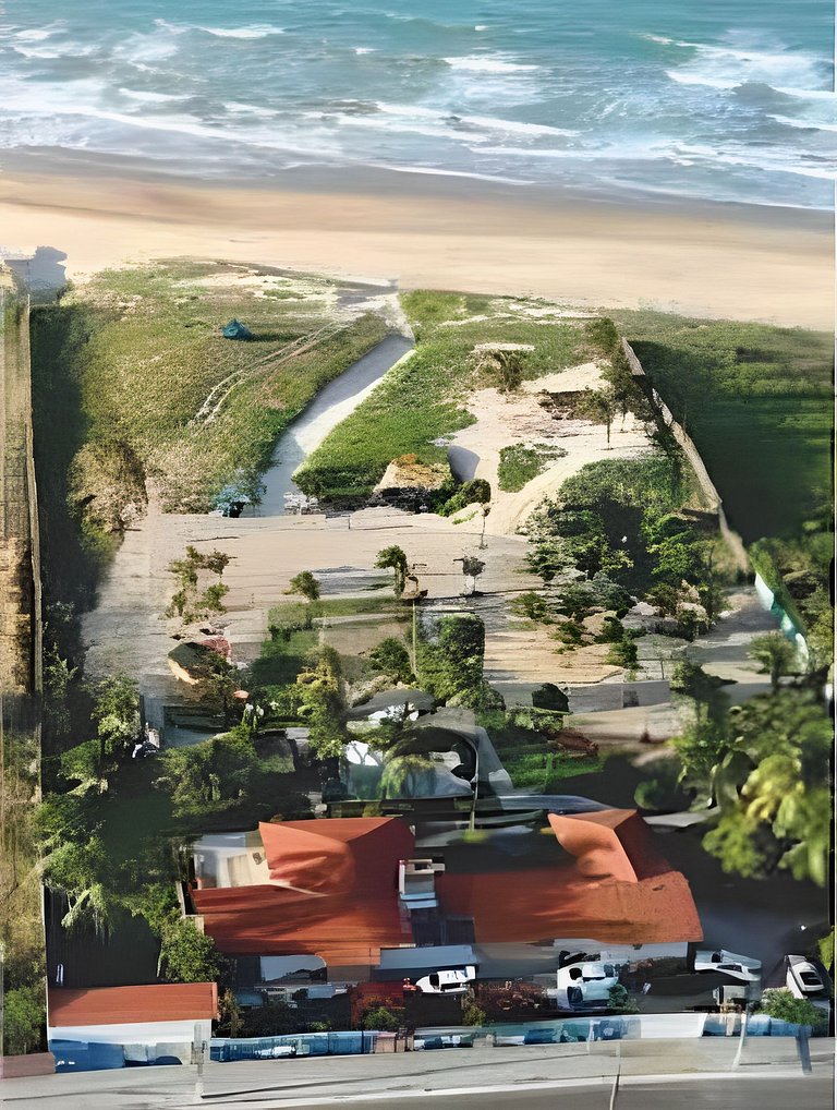 Casa Nossa Taiba onde familia e amigos vivem juntos.