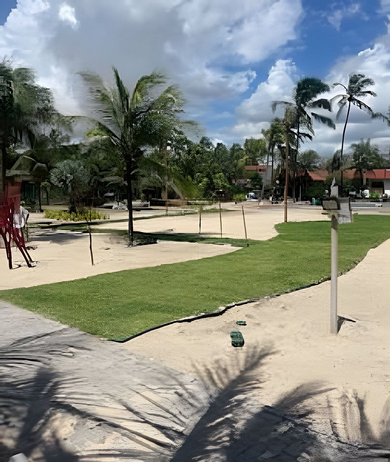 Casa Nossa Taiba onde familia e amigos vivem juntos.
