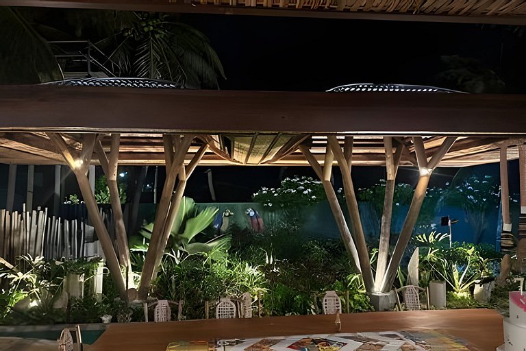 Casa Nossa Taiba onde familia e amigos vivem juntos.