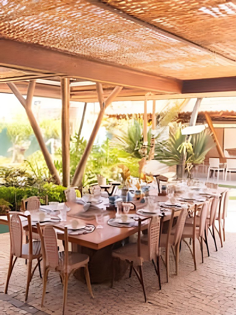 Casa Nossa Taiba onde familia e amigos vivem juntos.