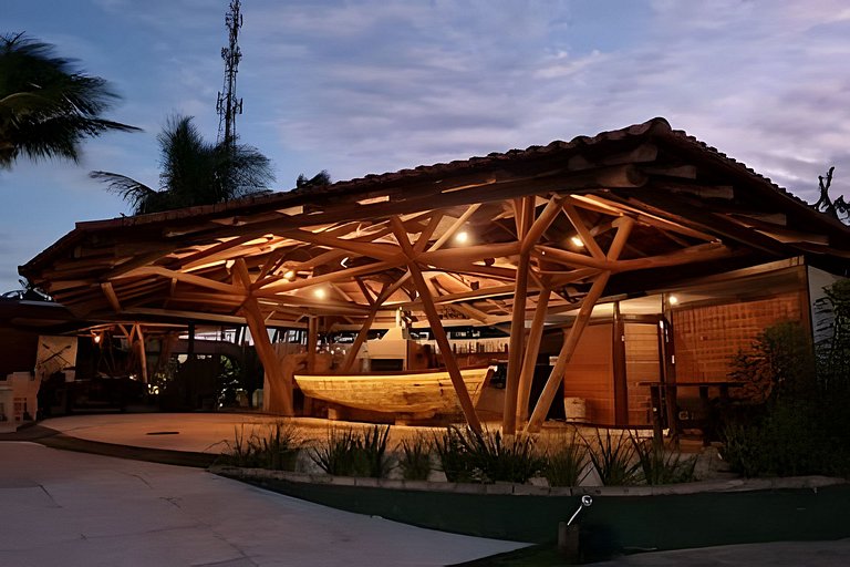 Casa Nossa Taiba onde familia e amigos vivem juntos.