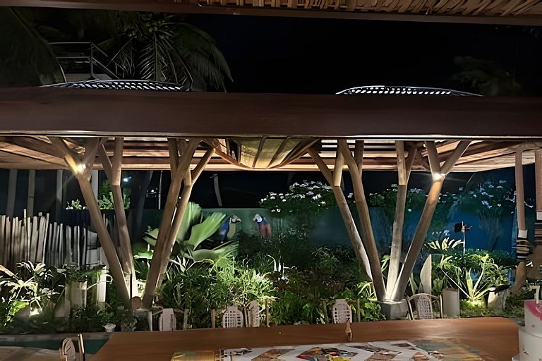 Casa Nossa Taiba onde familia e amigos vivem juntos.