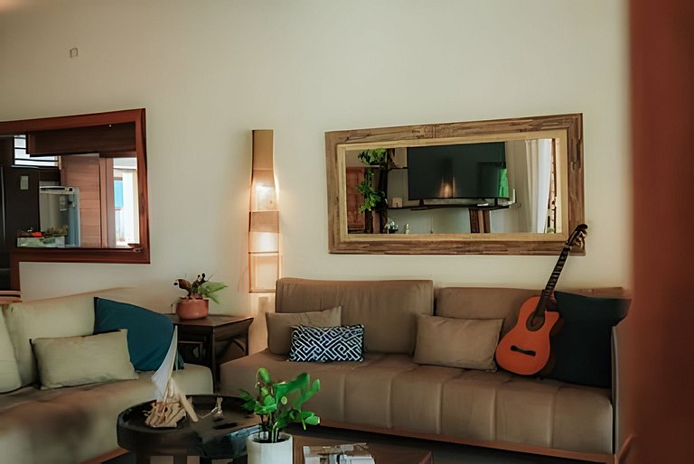 Casa Nossa Taiba onde familia e amigos vivem juntos.