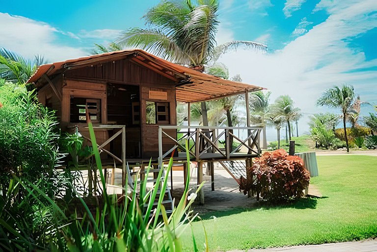Casa Nossa Taiba onde familia e amigos vivem juntos.