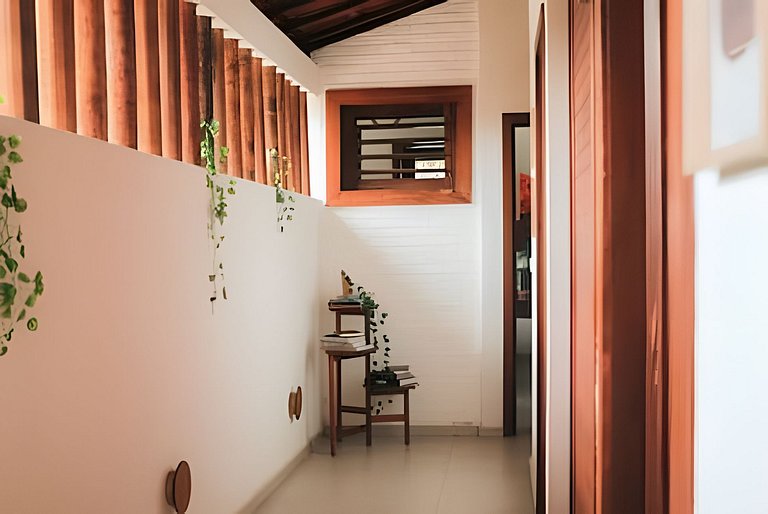 Casa Nossa Taiba onde familia e amigos vivem juntos.