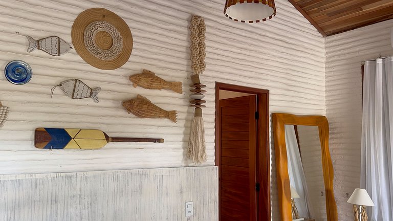 Casa Nossa Taiba onde familia e amigos vivem juntos.