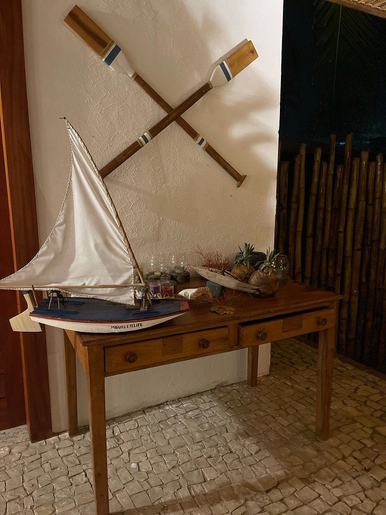 Casa Nossa Taiba onde familia e amigos vivem juntos.