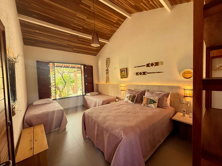 Suite Jasmim a natureza é parte da decoração