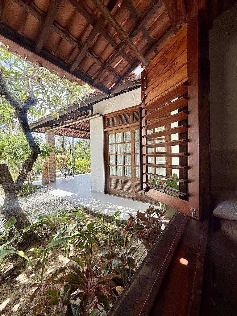 Suite Jasmim a natureza é parte da decoração